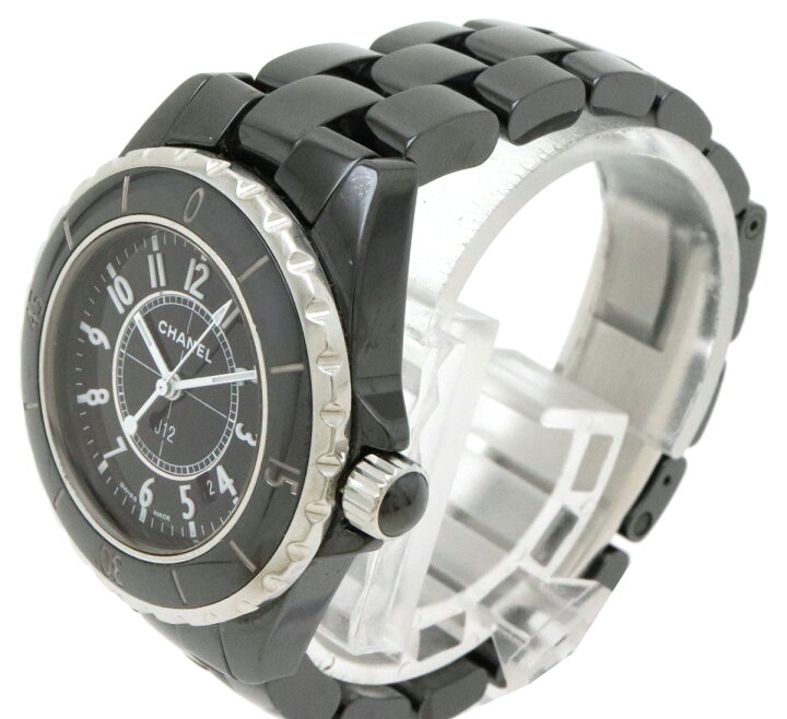 楽天市場】【ウォッチ】CHANEL シャネル J12 ブラック 黒 33mm  