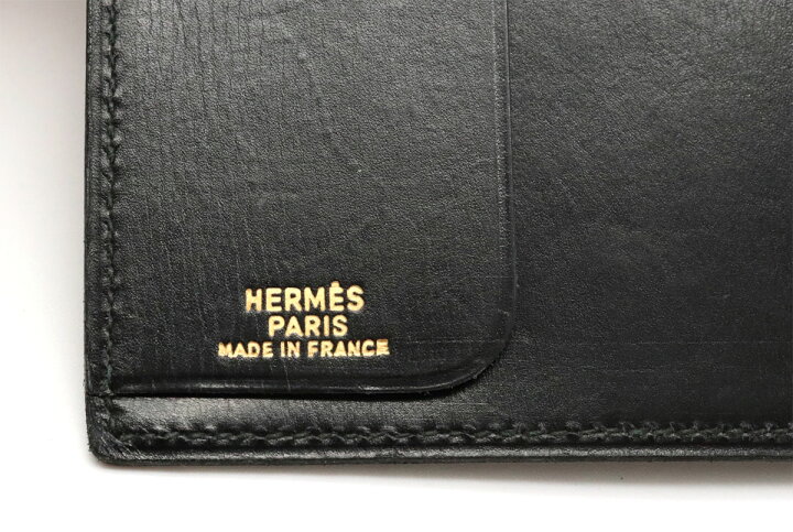 楽天市場】【財布】HERMES エルメス 2つ折 二つ折り 長札入れ 小切手  