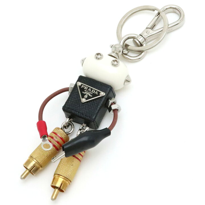 楽天市場】PRADA プラダ ロボット キーホルダー エドワード レザー  