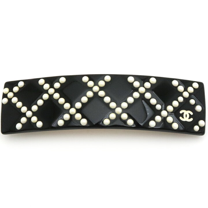 楽天市場】CHANEL シャネル マトラッセ ココマーク バレッタ ヘアー  