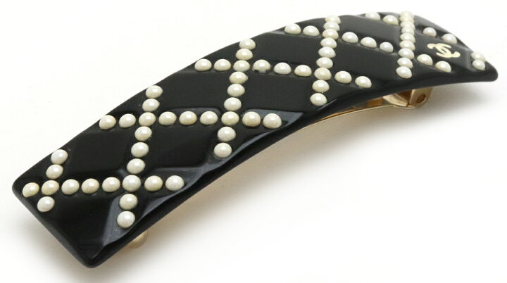 楽天市場】CHANEL シャネル マトラッセ ココマーク バレッタ ヘアー  