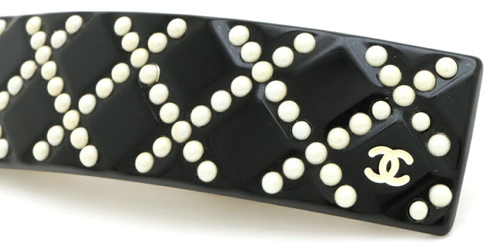 楽天市場】CHANEL シャネル マトラッセ ココマーク バレッタ ヘアー  