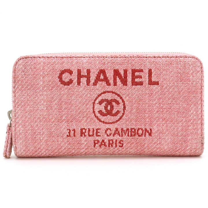 楽天市場】【財布】CHANEL シャネル ドーヴィルライン ラウンド 