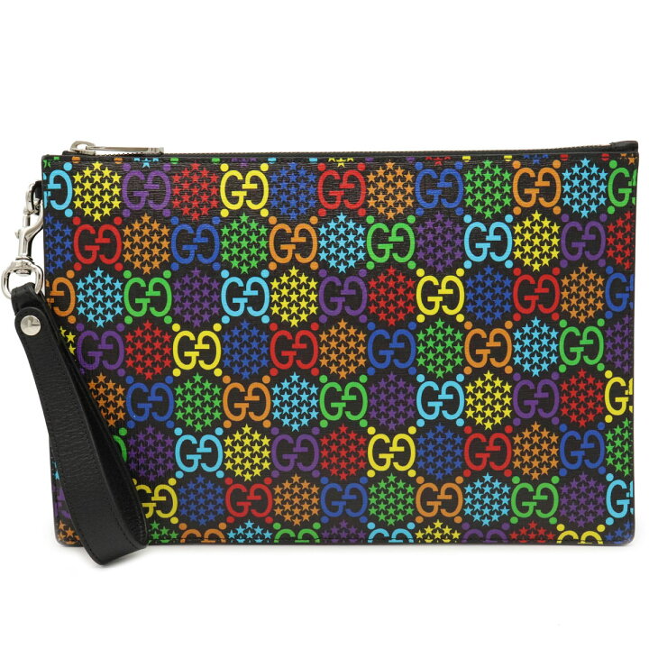 楽天市場】【バッグ】GUCCI グッチ GG サイケデリック クラッチバッグ 