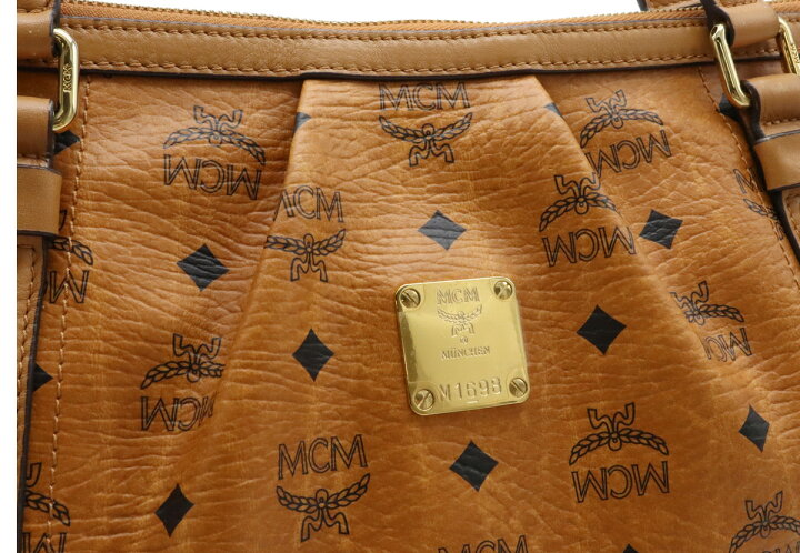 楽天市場】【バッグ】MCM エムシーエム ロゴグラム トートバッグ 2WAY  