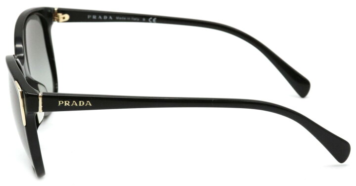 PRADA プラダ アイウェア サングラス SPR 20VF ブラック ラスチック  