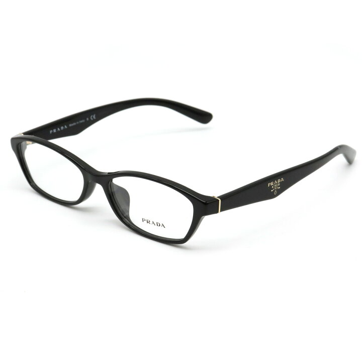 プラダ メガネフレーム VPR18O-A ブラック クリア 54□18 135 中古  