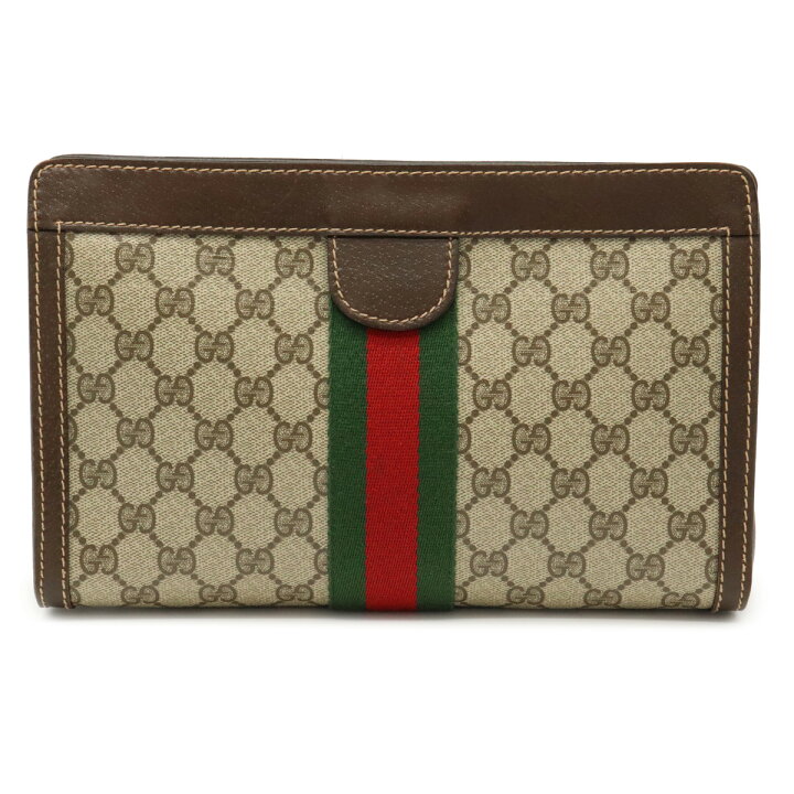 楽天市場】【バッグ】GUCCI グッチ GGプラス シェリーライン クラッチ 