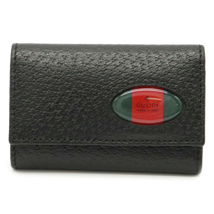 楽天市場】【未使用品】GUCCI グッチ シェリーライン 6連キーケース 