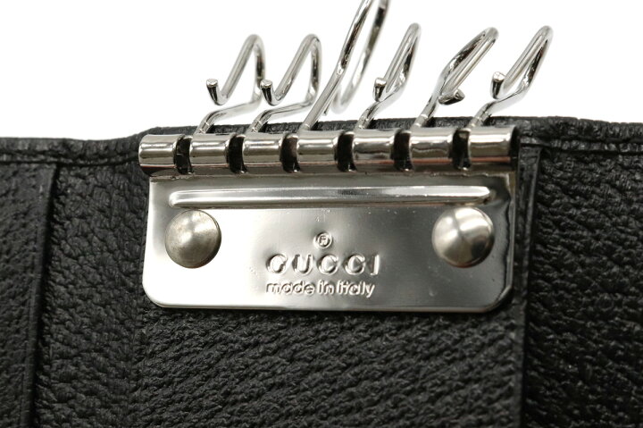 楽天市場】【未使用品】GUCCI グッチ シェリーライン 6連キーケース 