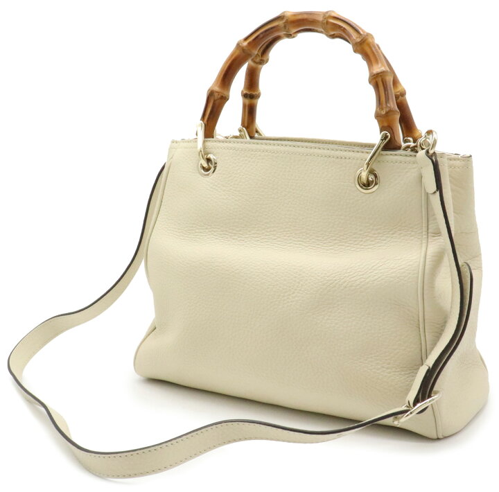 楽天市場】【バッグ】GUCCI グッチ バンブー スモールショッパー 2WAY  