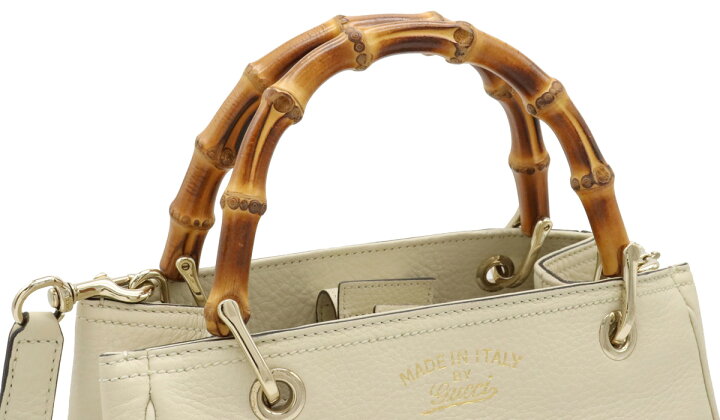 楽天市場】【バッグ】GUCCI グッチ バンブー スモールショッパー 2WAY 