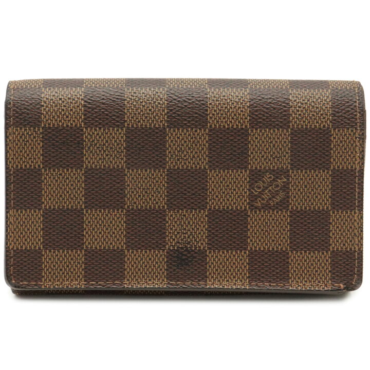 楽天市場】【財布】LOUIS VUITTON ルイ ヴィトン ダミエ ポルト モネ 