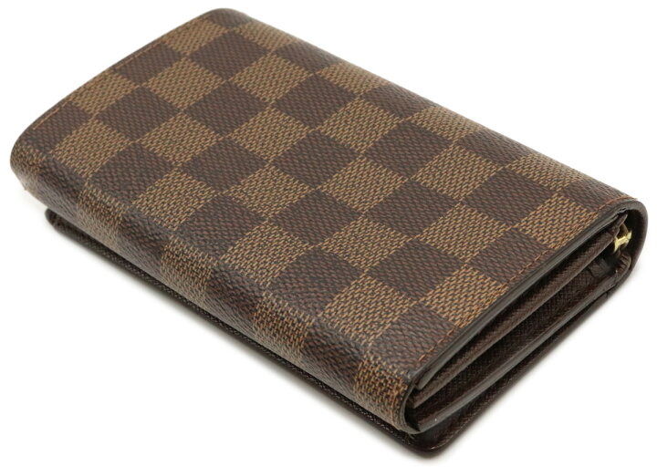 楽天市場】【財布】LOUIS VUITTON ルイ ヴィトン ダミエ ポルト モネ 