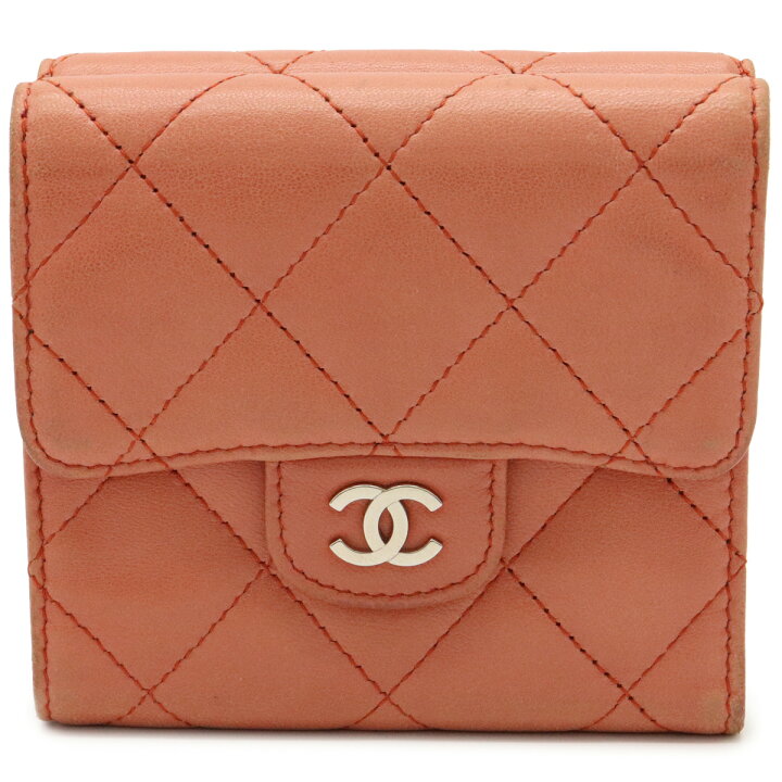 楽天市場】【財布】CHANEL シャネル マトラッセ ココマーク Wホック 