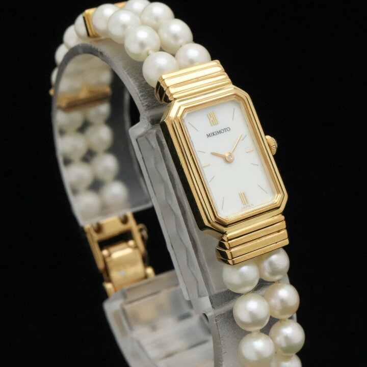 楽天市場】【ウォッチ】MIKIMOTO ミキモト パール ウォッチ GP シェル 