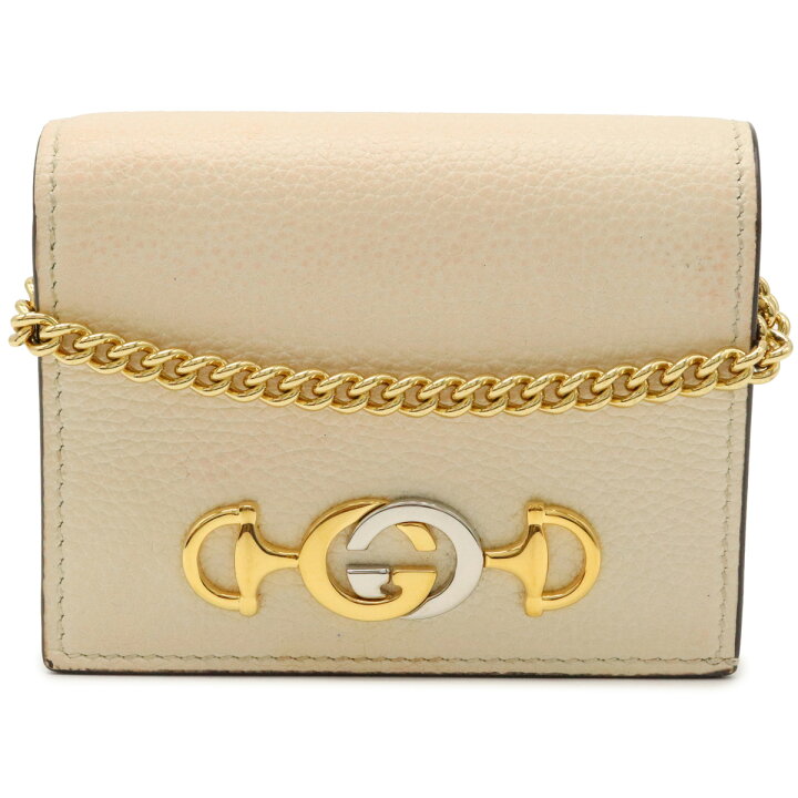 楽天市場】【財布】GUCCI グッチ ズゥミ チェーンウォレット 2つ折り 