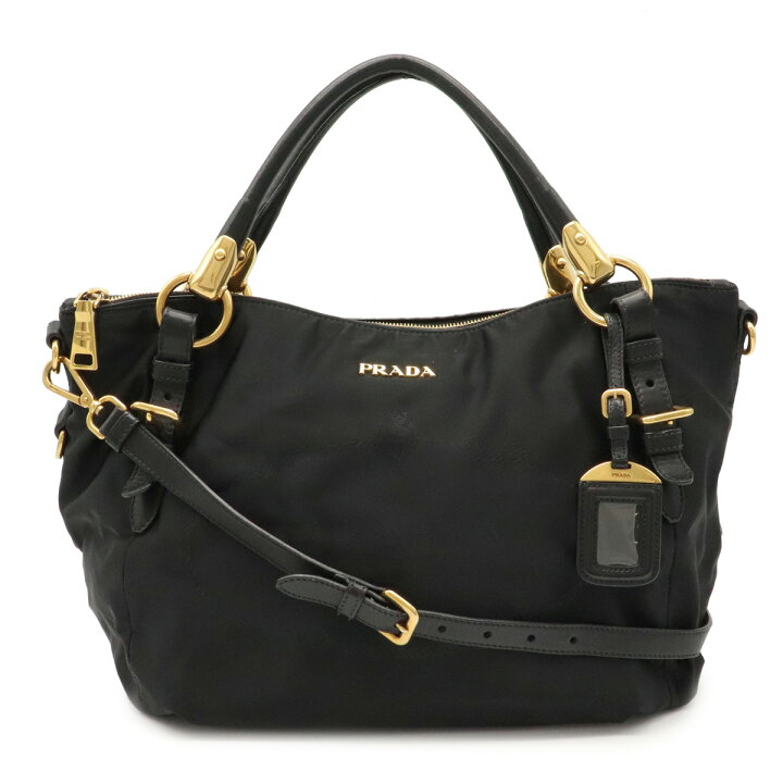 楽天市場】【バッグ】PRADA プラダ ロゴジャガード ハンドバッグ 2WAY  