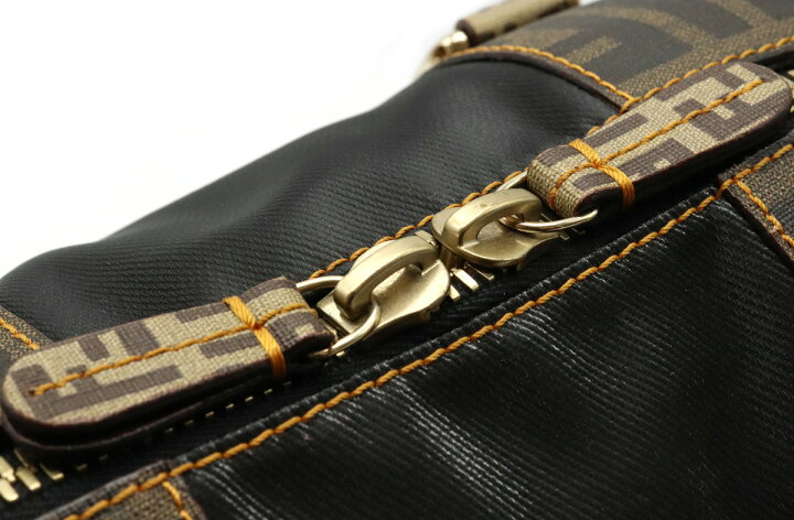 楽天市場】【バッグ】FENDI フェンディ ズッカ柄 ミニボストンバッグ