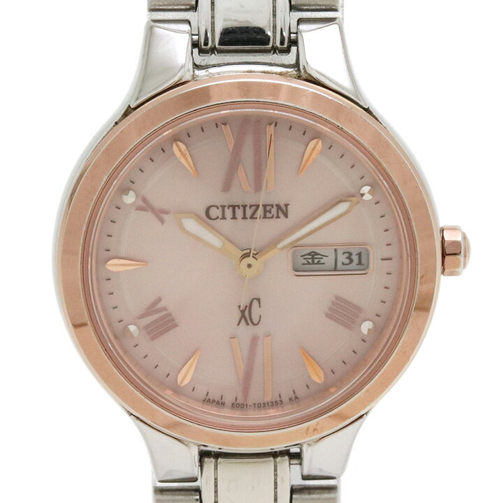 楽天市場】【ウォッチ】CITIZEN シチズン XC クロスシー ピンク文字盤 