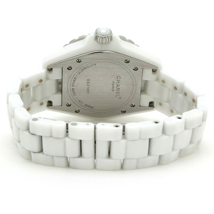 楽天市場】【ウォッチ】【OH済】CHANEL シャネル J12 白セラミック 