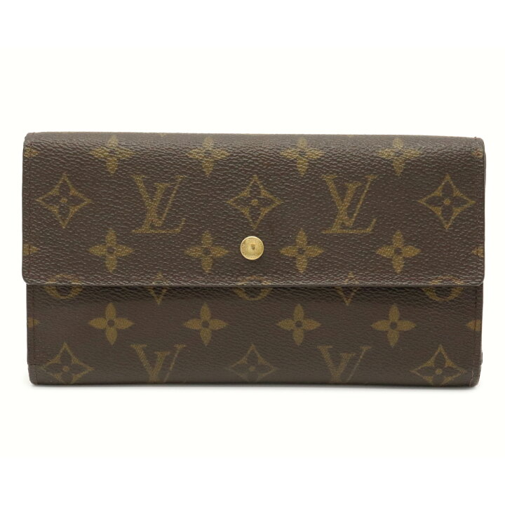 楽天市場】【財布】LOUIS VUITTON ルイ ヴィトン モノグラム ポルト 
