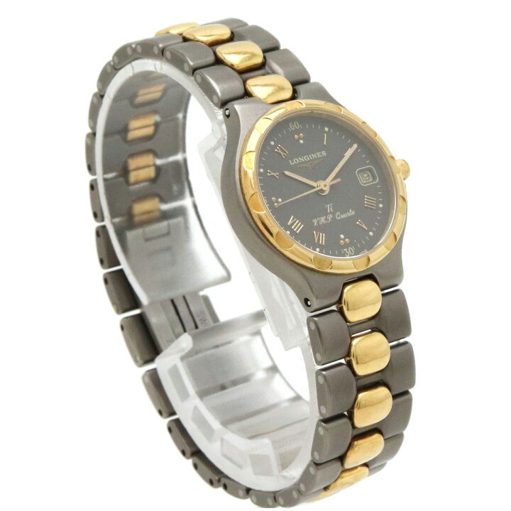 楽天市場】【ウォッチ】LONGINES ロンジン コンクエスト デイト チタン  