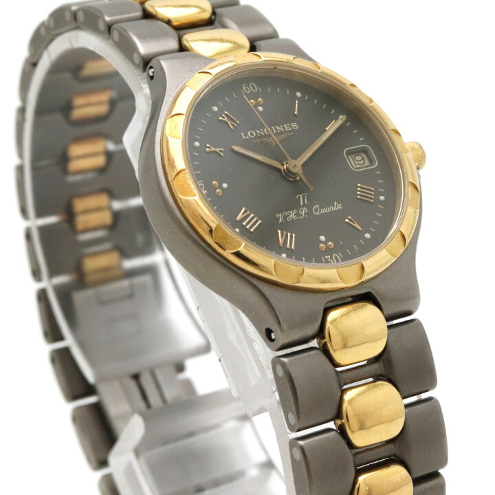 楽天市場】【ウォッチ】LONGINES ロンジン コンクエスト デイト チタン  