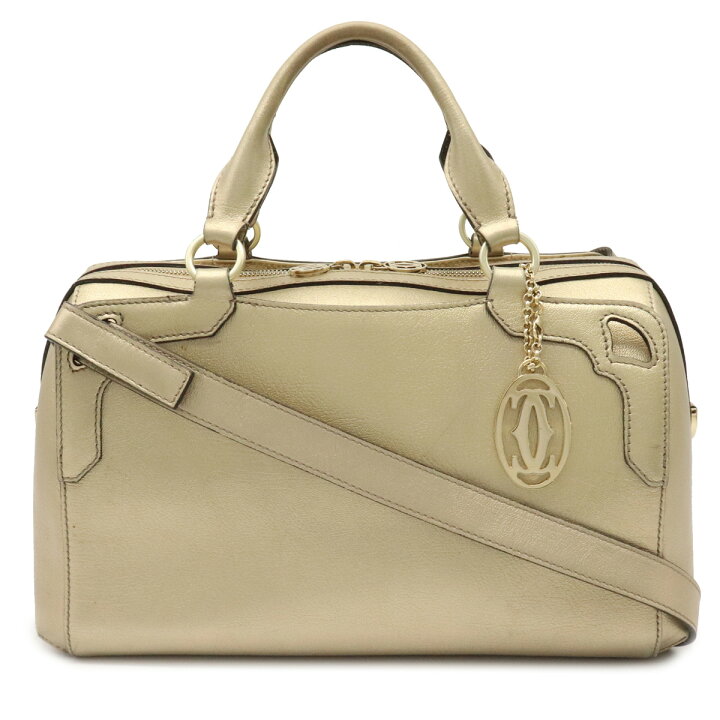 楽天市場】【バッグ】Cartier カルティエ マルチェロ ドゥ ボウリング  