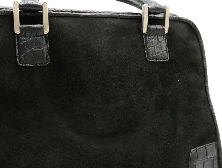 楽天市場】【バッグ】LOEWE ロエベ アナグラム ハンドバッグ スエード  
