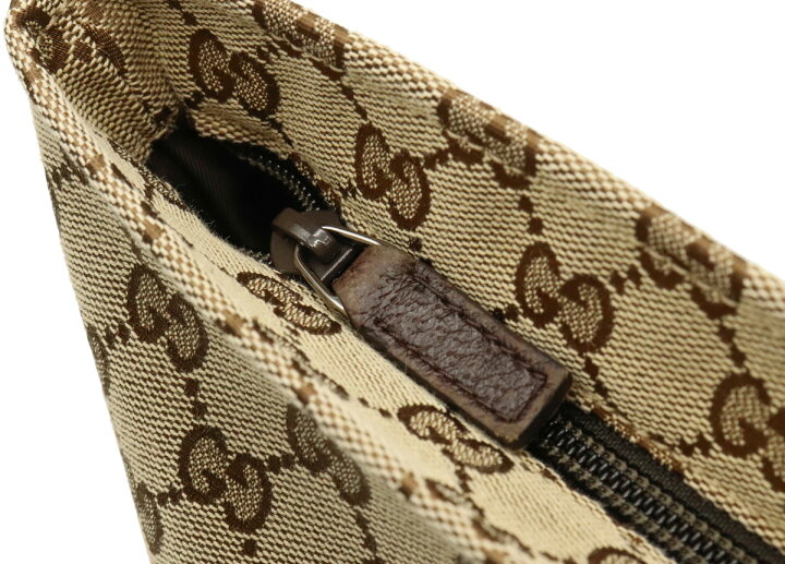 楽天市場】【バッグ】GUCCI グッチ GGキャンバス レザー マザーズ 
