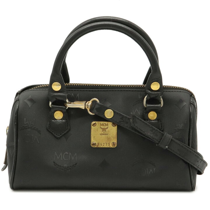 楽天市場】【バッグ】MCM エムシーエム ロゴグラム ハンドバッグ ミニ  