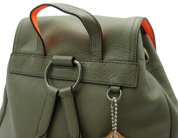 楽天市場】【バッグ】COACH コーチ ターンロック タイ リュックサック 