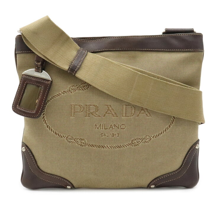 楽天市場】【バッグ】PRADA プラダ ロゴジャガード ショルダーバッグ 
