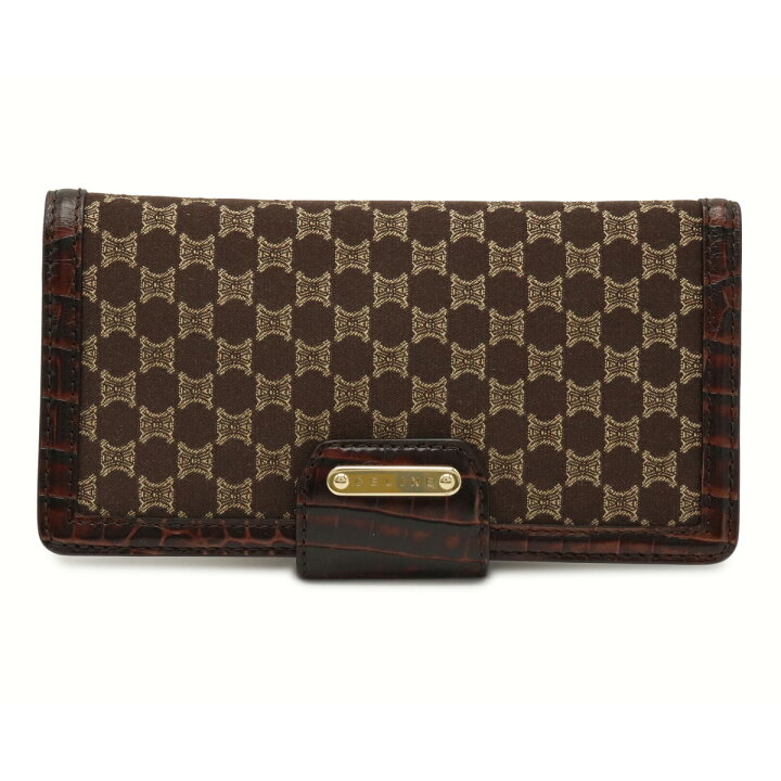 楽天市場】【未使用品】【財布】CELINE セリーヌ 2つ折 長財布  