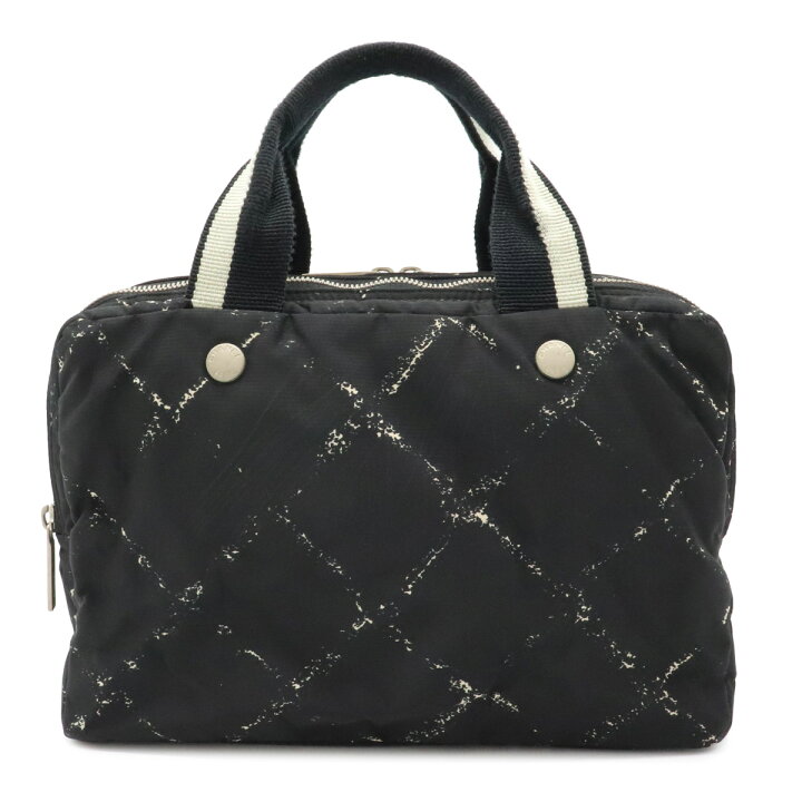 楽天市場】【バッグ】CHANEL シャネル 旧トラベルライン ミニボストン  