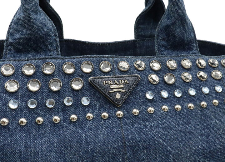 楽天市場】【バッグ】PRADA プラダ CANAPA カナパトート トートバッグ 