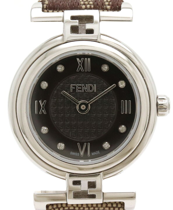 楽天市場】【ウォッチ】FENDI フェンディ ダークブラウン文字盤 8P  