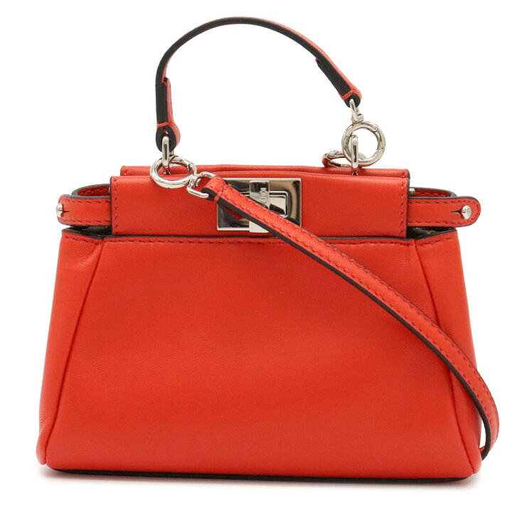 楽天市場】【バッグ】FENDI フェンディ マイクロ ピーカブー 2WAY ミニ 
