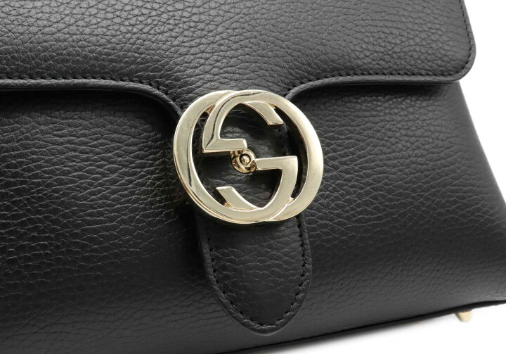楽天市場】【バッグ】GUCCI グッチ インターロッキングG ハンドバッグ 