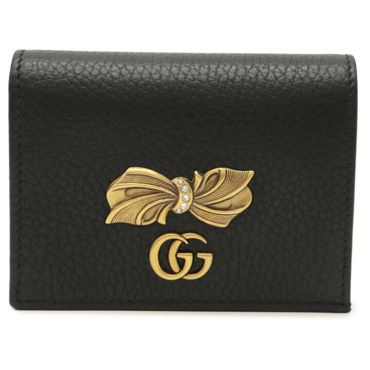 楽天市場】【未使用品】【財布】GUCCI グッチ GGマーモント ボウ  