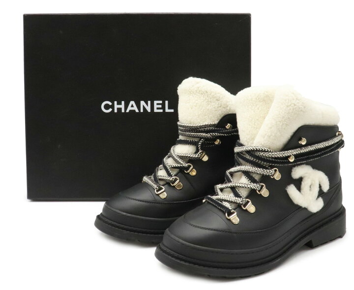 楽天市場】【靴】CHANEL シャネル シアリング ハイトップ スニーカー 