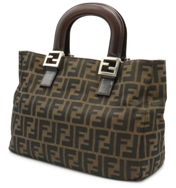 楽天市場】【バッグ】FENDI フェンディ ズッカ柄 ハンドバッグ  