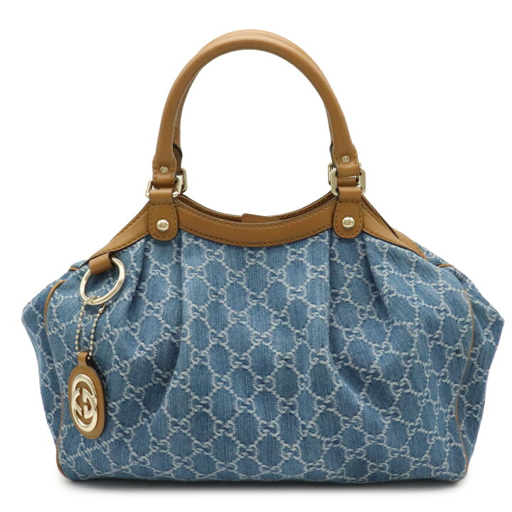 楽天市場】【バッグ】GUCCI グッチ GGデニム スーキー ハンドバッグ 
