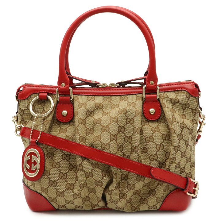楽天市場】【未使用品】【バッグ】GUCCI グッチ GGキャンバス スーキー  