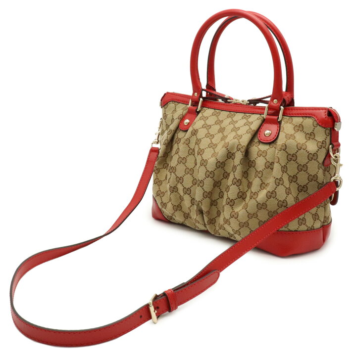 楽天市場】【未使用品】【バッグ】GUCCI グッチ GGキャンバス スーキー  