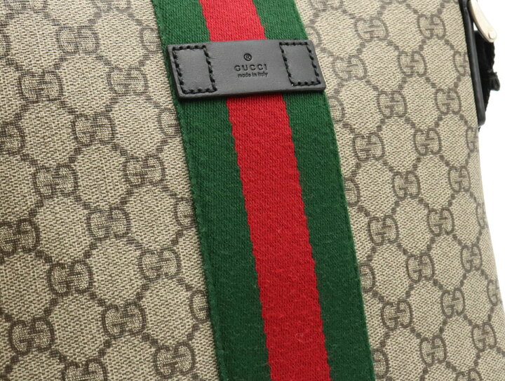 楽天市場】【バッグ】GUCCI グッチ ウェブ GGスプリーム シェリー 