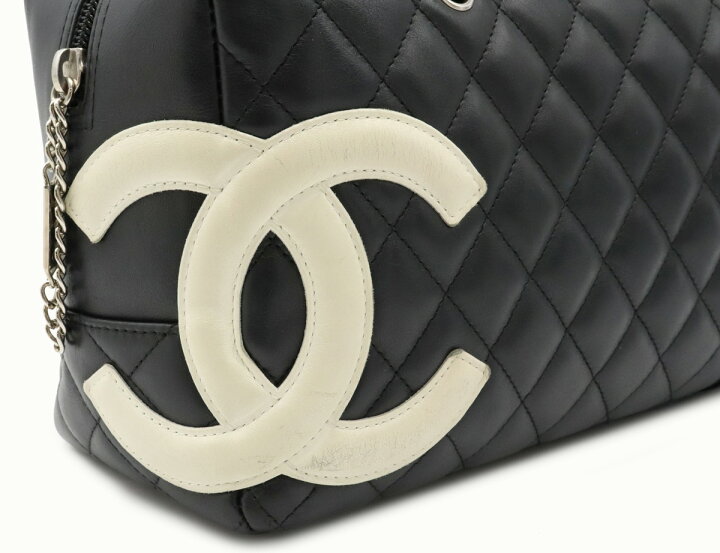楽天市場】【バッグ】CHANEL シャネル カンボンライン ボウリング 