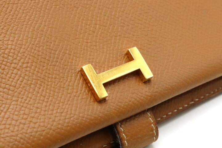 楽天市場】【財布】HERMES エルメス ベアン クラシック 2つ折長財布 二 