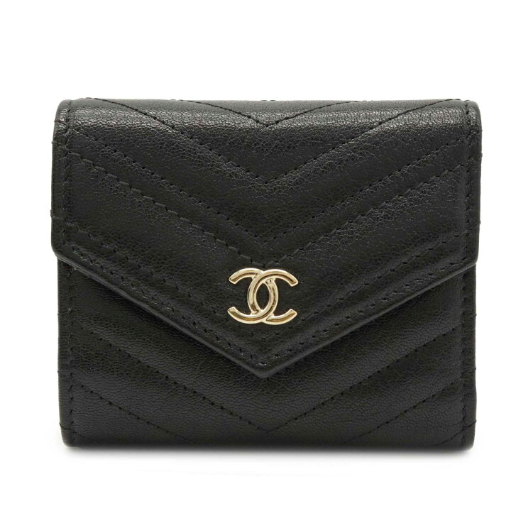 楽天市場】【未使用品】【財布】CHANEL シャネル シェブロン Vステッチ 